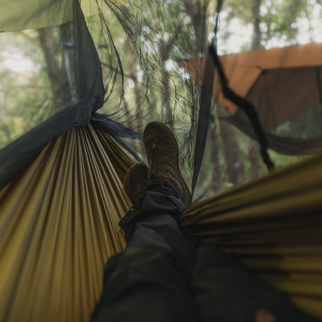 Pathfinder Nylon Tarp & Hammock COMBO - OD Green