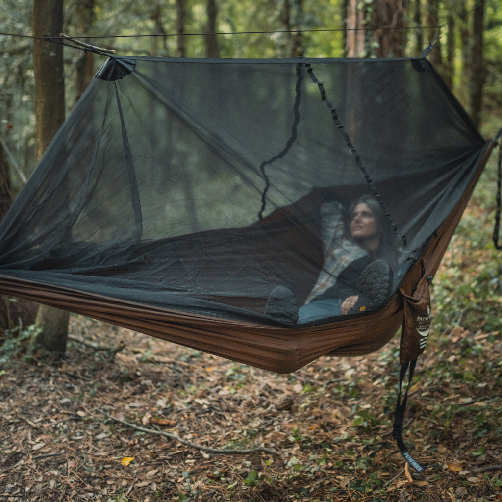 Pathfinder Nylon Tarp & Hammock COMBO - Earth Brown